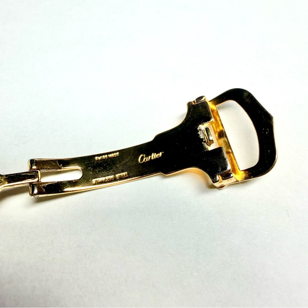 CARTIER 16mm Gold Plated Steel Deployment Buckle - Picture 4 of 8